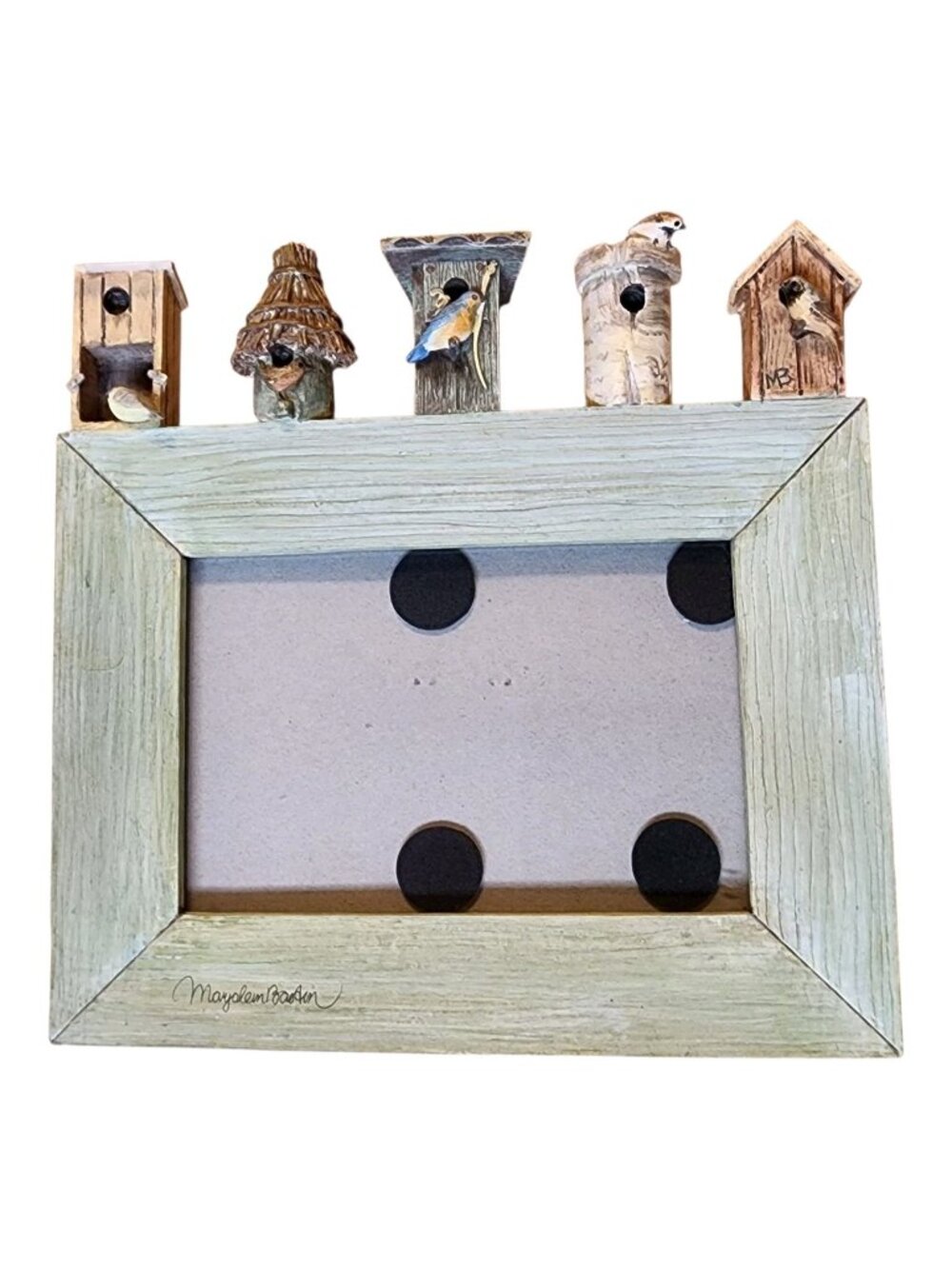 Hallmark Marjolein Bastin Bird House Picture Frame 3D Gardening 4" x 6" Photos